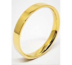 ALIANZA ORO AMARILLO 18K PLANA CONFORT