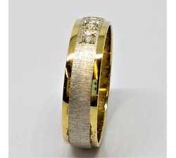 ALIANZA ORO 18K CON BRILLANTES