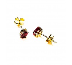 PENDIENTES DE RUBIS NATURALES